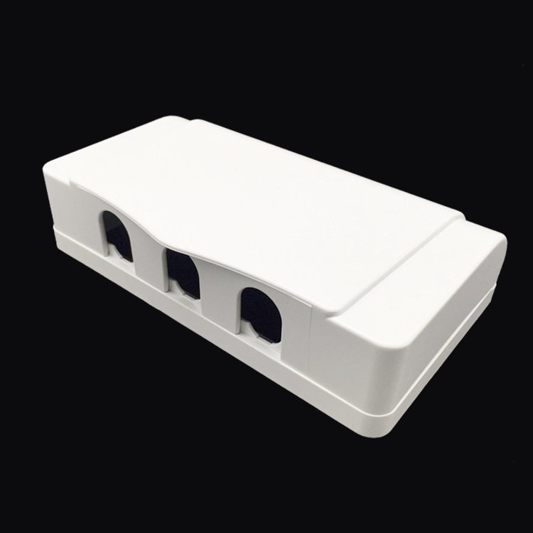 118型3位 三位中号防溅盒9孔九孔插座保护盖卫生间浴室厨房防水盒