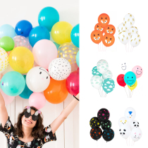 France My little Day balloon childrens color cartoon inflatable decoration birthday supplies net red