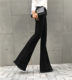 2023 ດູໃບໄມ້ລົ່ນໃຫມ່ ແອວສູງ Sexy Versatile 170 Tall Black Elongated Jeans Flare Pants Extra Long Long Pants Large Size