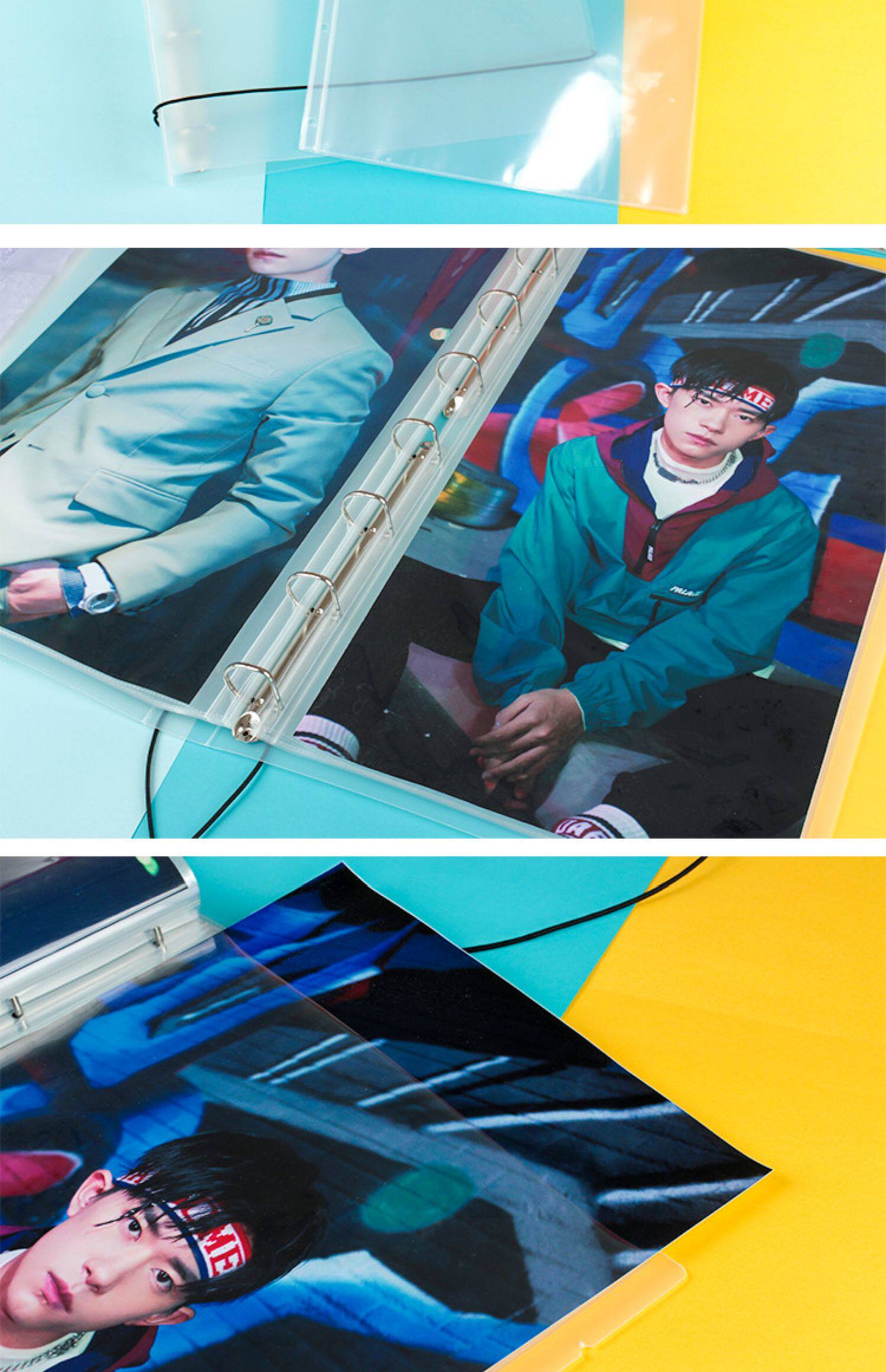 手幅收纳册京京定制超大应援追星收纳册韩站6030手幅册收藏