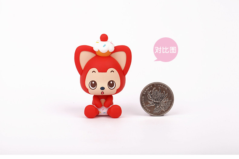 阿狸公仔甜品系列手办公仔pvc摆件动漫手办情人节玩具新年礼物
