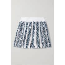 Rue Mariscal (NET Sustain) embroidered pure shorts 2022 luxury lady