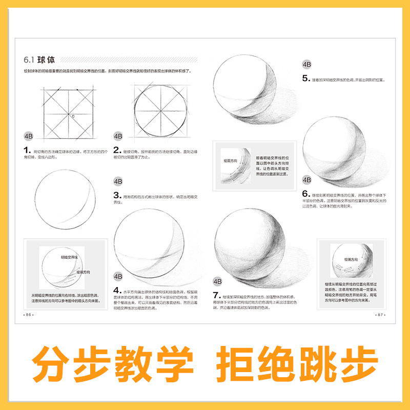 教程套装飞乐鸟石膏几何体 静物 画人物头像的诀窍初学者绘画美术书