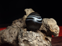 Antique beads silk-wrapped agate in the War Han Dynasty olive beads old agate old beads millennium ancient beads Qiongzhu