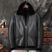 Special Price Pickup New Autumn Winter Pure Real Lamb Fur Integrated Male Head Layer Genuine Leather Cotton Wool Casual Leather Grass Jacket