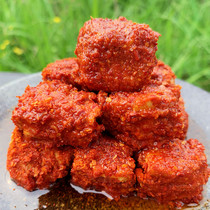 Jiangxi specialty farm homemade handmade fermented snacks moldy tofu bean curd bean curd private room spicy