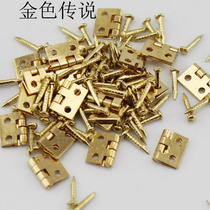 Miniature small folding mini copper hinge building model material diy greeting card model connector pocket