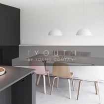 IYOUTH agent Danish brand minimalist VISU Series Solid Wood wooden chair table and chair dining chair