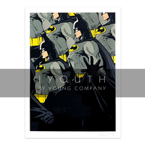 IYOUTH Genuine Jerkface Limited Batman Artist Staping as Modern Decorative Hanging Prints