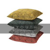 IYOUTH proxy MUUTO sex lukewarm Nordic Danish imports of extremely minimalist lines wool square holding pillows