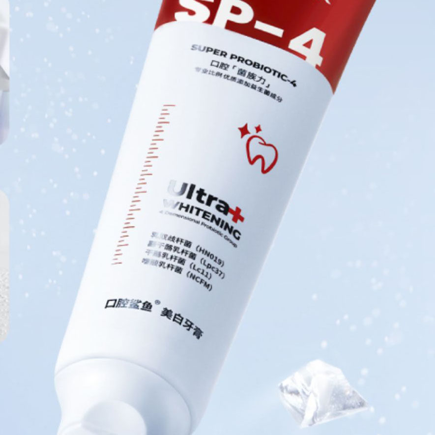 oralshark参半鲨鱼美白牙膏益生菌去口臭-淘客易