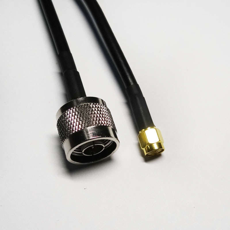n头转sma公头天线延长线 转接线 跳线 射频线50-3馈线n头连接线