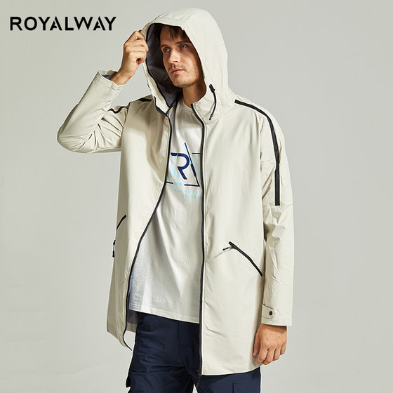 ROYALWAY casual windbreaker men's hooded zipper cardigan 3L windproof splash-proof medium-length spring and autumn top jacket
ROYALWAY casual windbreaker men's hooded zipper cardigan 3L windproof splash-proof medium-length spring and autumn top jacket