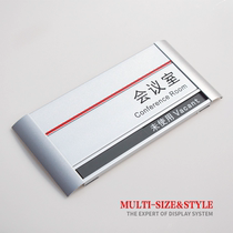 Company studio General managers office Meeting room department card door card sticker idle can be slid and used to customize
