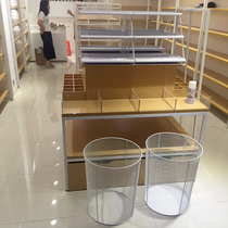 Famous creation promotion barrel big paper basket creative iron bulk doll pillow toy clothing shoes round basket display stand