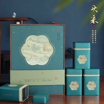 Authentic Laoshan Mountain Green tea 2022 Daejeon New tea Bulk tea farmers Artisanal Bean Fragrant strong Qingdao Tite 500g gift boxes
