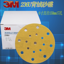 3M 6 17 Konfesto Fleece Self-adhesive Abrasive Paper Disc Sander Car Finish Polished Sand Skin