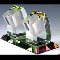 Crystal microphone holder ktv night field imidazole microphone holder holder wireless multifunctional karaoke crystal wheat frame