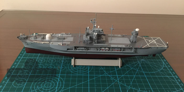 小号手05718 1:700惠特尼山号指挥舰 成品模型代工【要订做】