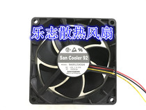 San Cooler 92 9225 9CM 9A0912S4D04 12V 0 27A 3-wire chassis cooling fan