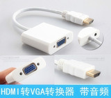 HDMI转VGA线高清转换器带音频网络机