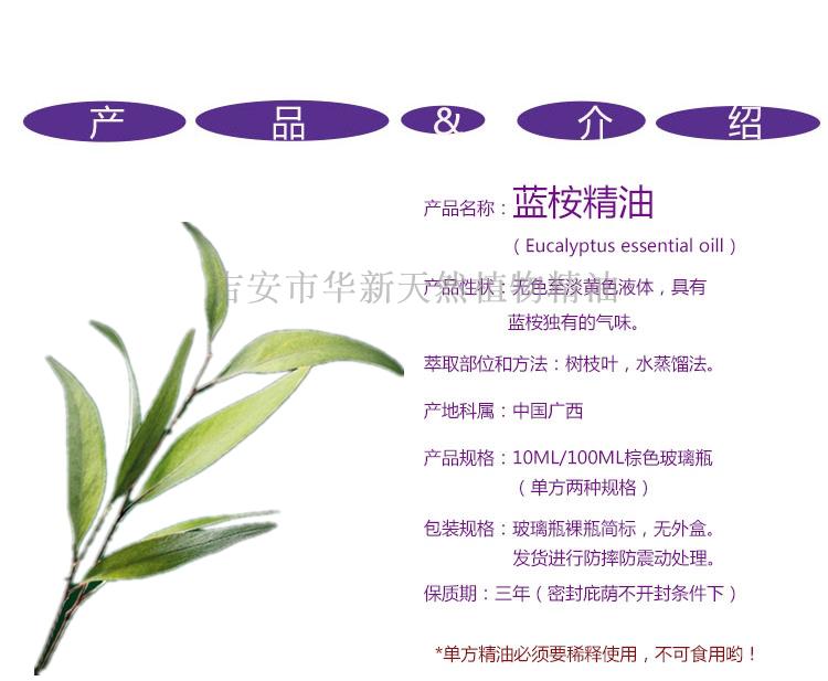 蓝桉精油广西桉叶净化空气拖地香薰eucalyptus globulus oil_7折现价