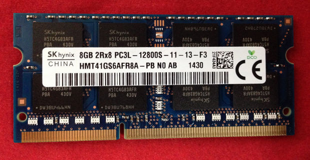 skhynix 8gb 2rx8 pc3l-12800s-11-13-f3 hmt41gs6afr8a-pb内存