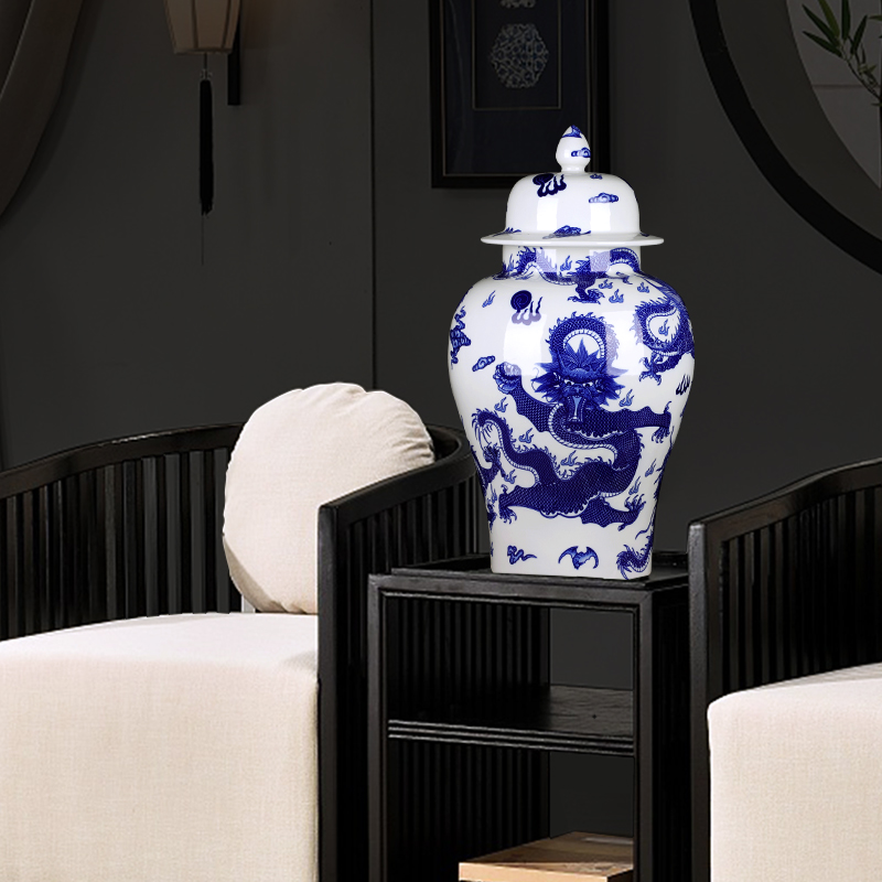 Jingdezhen ceramics archaize general storage tank jar airtight canister to candy jar household act the role ofing is tasted furnishing articles in the living room