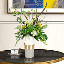 Living Room Upscale Emulation Flower Pendulum Flower Bouquet Nordic Light Lavish Style Board Room Feel Decorated With Flower Table Vases Fake Flowers