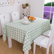 Plaid table cloth cloth art rectangular picnic table cloth American hotel cloth living-room table cloth red