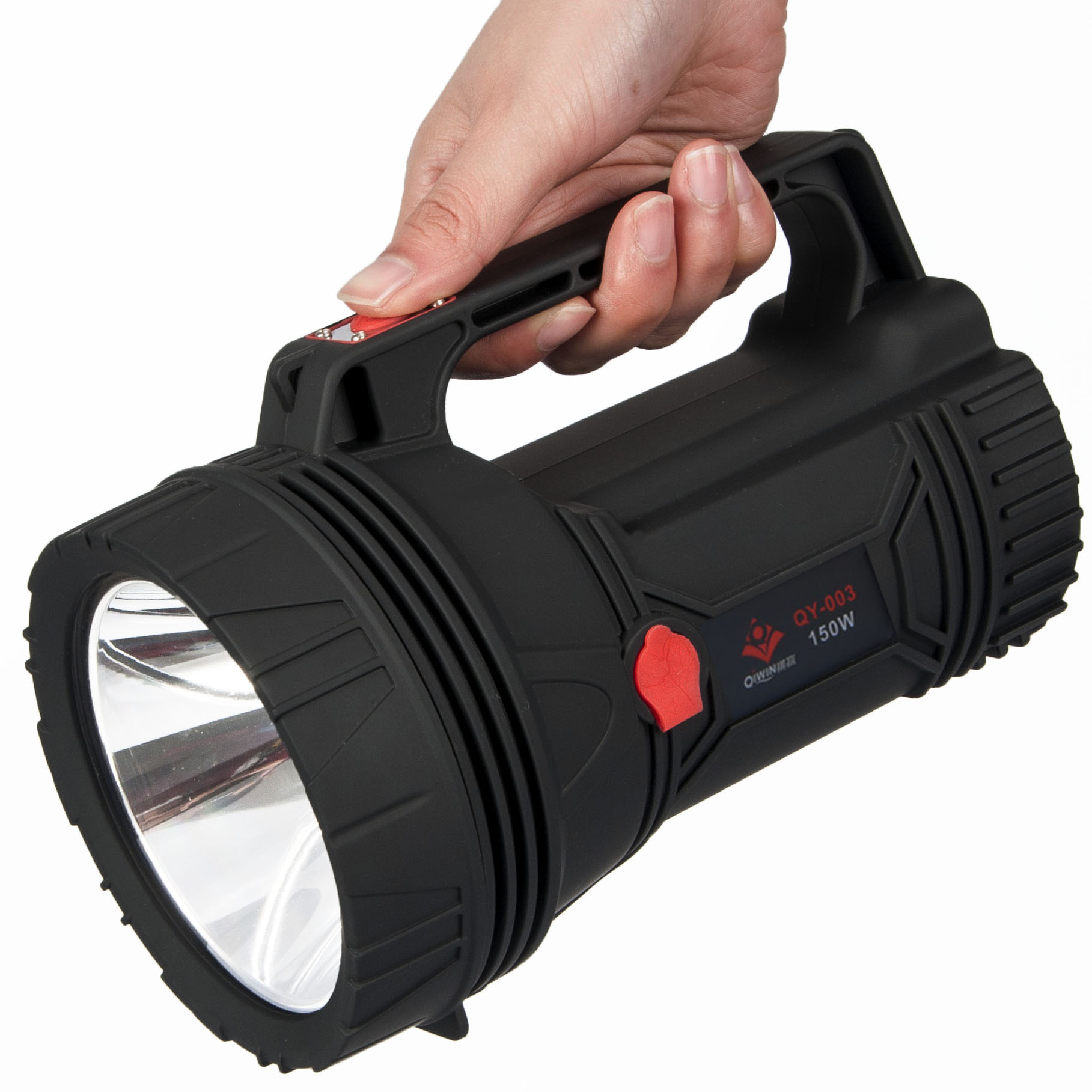 淘宝强光探照灯可充电防水大手电筒