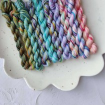 (Camouflage) hand-dyed gradient color embroidery thread