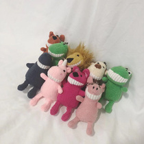 Big tooth key chain birthday gift to boys girlfriends and girlfriends across the New Year niche pair of creative and practical heart