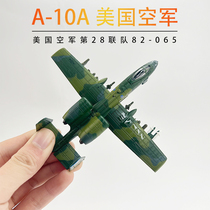 1144 US Air Force A-10A Lightning II Attacter Machine Simulation Alloy Aircraft Model Military Aerial Model Pendulum