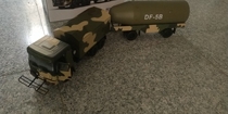 1:24 Dongfeng 5B missile transporter DF5B nuclear missile alloy simulation military model collection and delivery pendulum piece