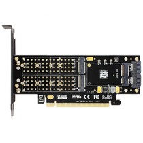 SK16 M 2 NVMe NGFF PCI-E 16x adapter card B M Key mSATA three-disc version