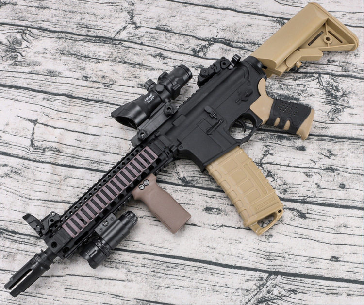 兵锋mk18连发下供水弹枪电动玩具模型枪吃鸡冲锋枪狙击子弹抢成人