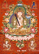 Collection level Vanity hidden Bodhisattva Nepal Lausanne Lama Pure hand painted pure handmade Tibet Donka hanging painting