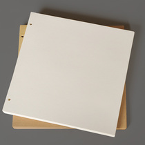 Send ring loose leaf back Core 2 holes 20K4 hole A4 inner page drawing paper graffiti blank hand-painted exercise paper can be replaced