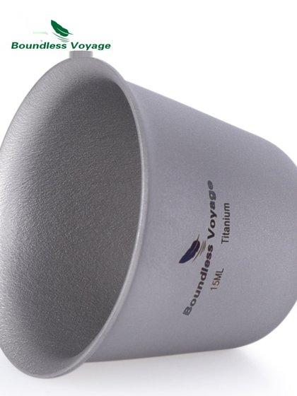 Biwei 15ml Pure Titanium 티 컵 야외 캠핑 워터 컵 미니 와인 유리 야외 홈 티 컵 음료웨어 슈퍼 라이트 Biwei 15ml Pure Titanium 티 컵 야외 캠핑 워터 컵 미니 와인 유리 야외 홈 티 컵 음료웨어 슈퍼 라이트