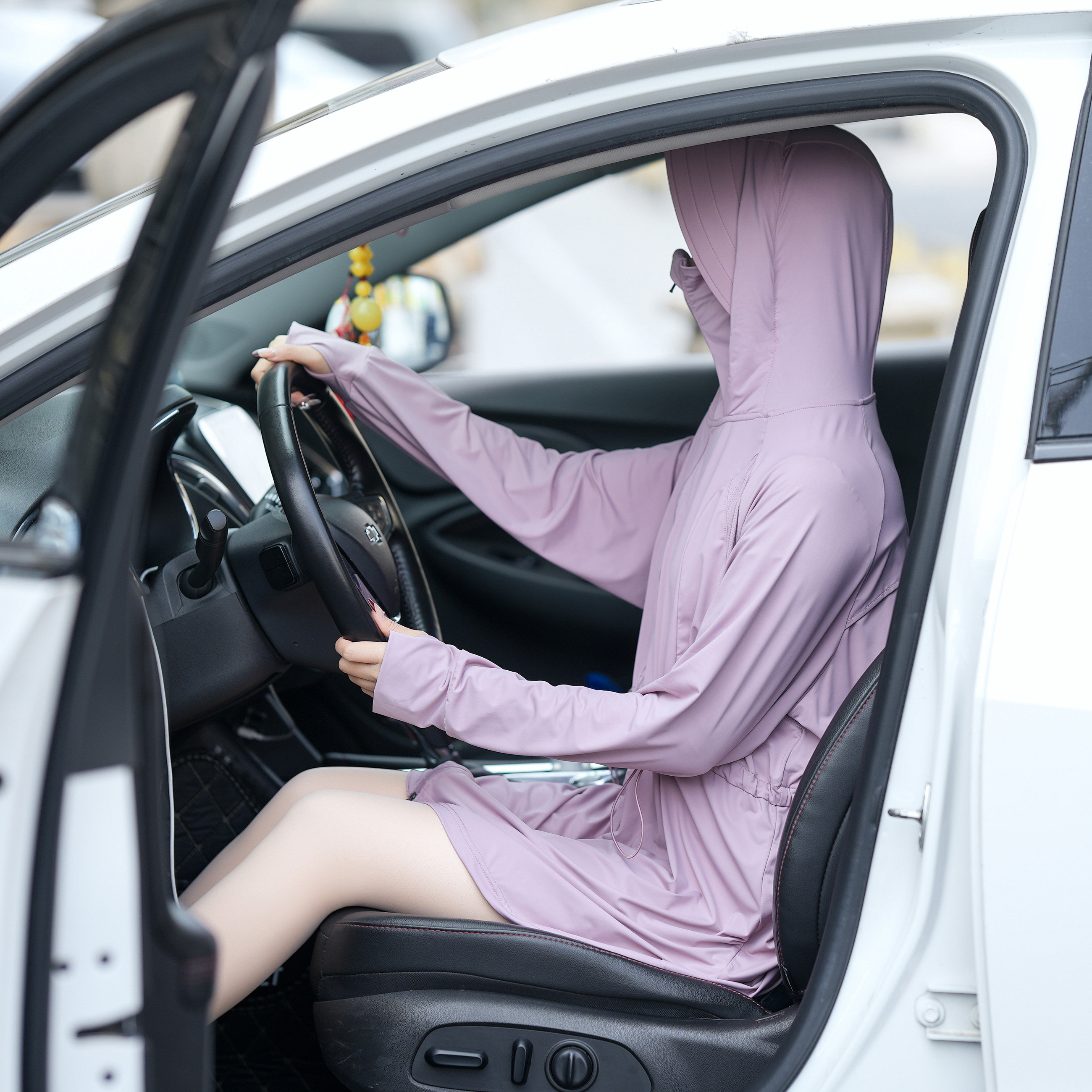 upf50收腰冰感防晒衣大码女新款夏季冰丝薄款防紫外线原纱防晒服