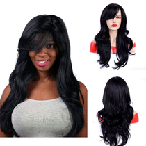 Long Natural Curly Hair Wigs Vogue African afro Cosplay Wig