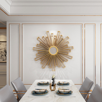 Light luxury wrought iron wall decoration Sunglasses wall hanging Dining room living room wall decoration pendant Sofa TV background wall