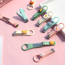 Cute cartoon girl heart nail scissors single pack portable creative childrens nail clippers household small nail clippers