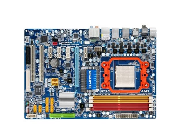 充新 新款amd技嘉ma770-us3 rev 2.1 支持am2/am3 开核神器