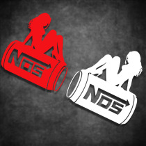 Yunchuang car stickers personality beauty NOS car motorcycle decoration stickers personality waterproof reflective scratch cover decals