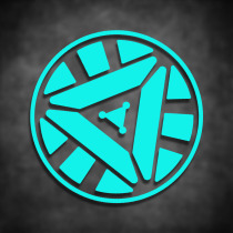 Motorcycle decal Iron Man Quantum Reactor American Reflective Car Sticker Body Decoration Personality Sticker