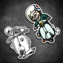 Italy Piaggio Piaggio Vespa Vespa Car Stickers Motorcycle Stickers Waterproof Reflective decals