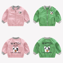 (Broken code clearance) childrens baseball uniform boys coat Spring and Autumn New 3-year-old baby coat girl tide