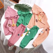 (Broken code clearance) girl suit sports leisure two-piece foreign Spring Autumn New Korean autumn long sleeve